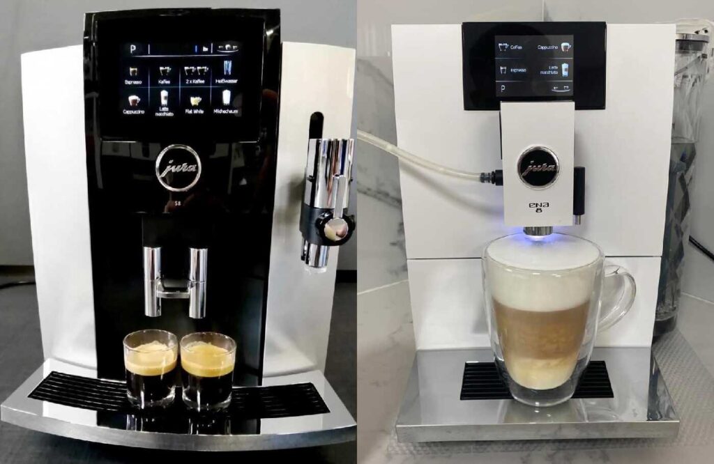 Jura S8 vs Ena 8