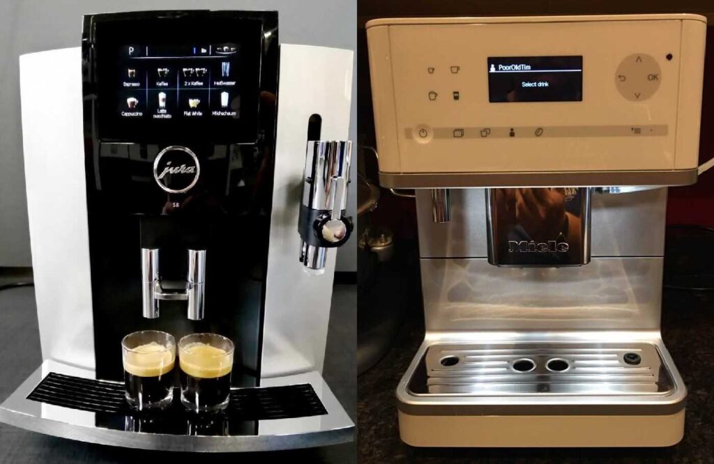 Jura S8 vs Miele CM6350